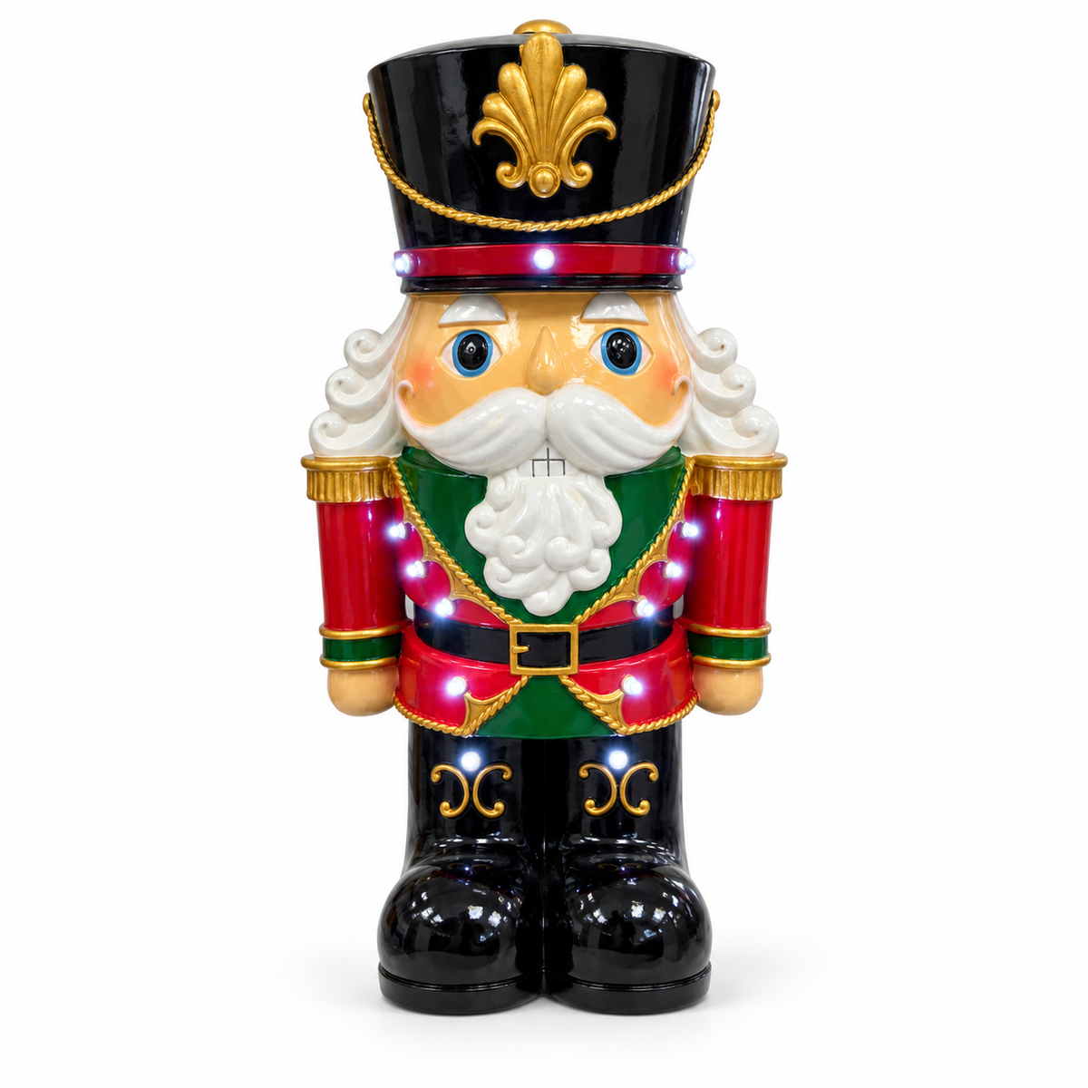 Muñeco Cascanueces Navideño con Luz y Música – 43 cm