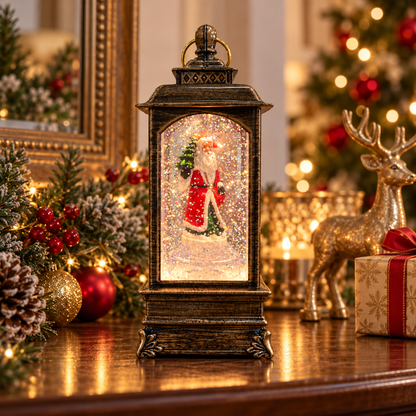 Farol Navideño - Luz - Música - Movimiento - 21 cm