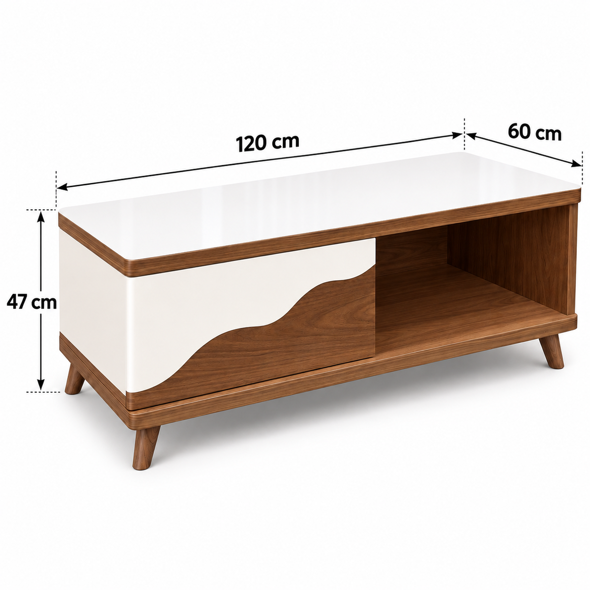 Mesa de Centro Mountain - 120 cm - Diseño Moderno