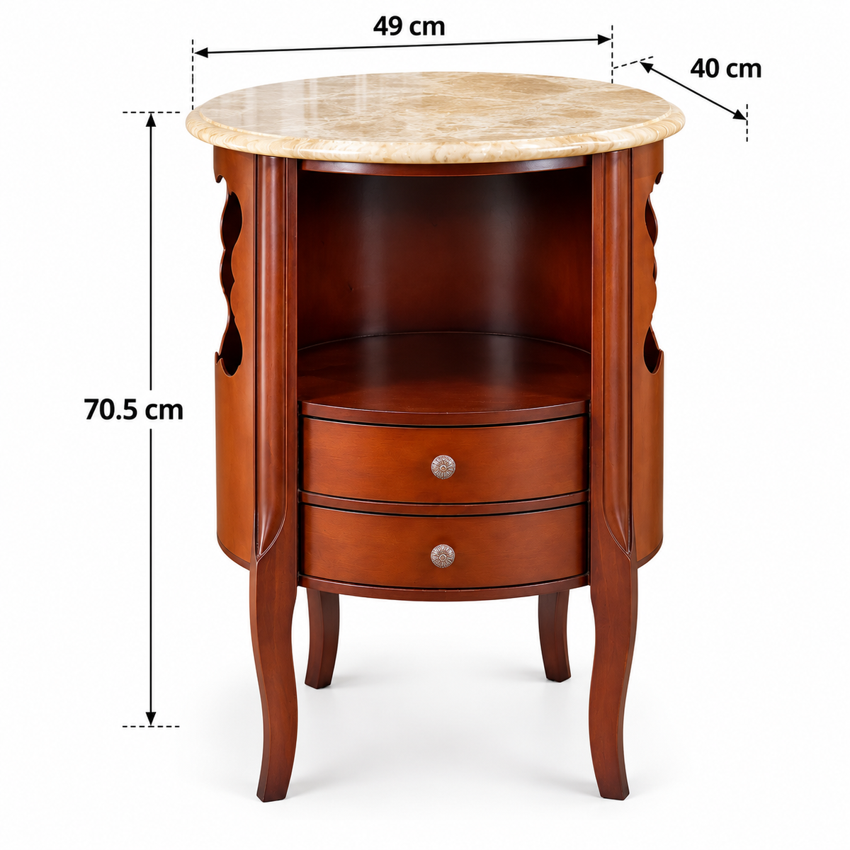 Estante Mármol Verona – 70,5 cm