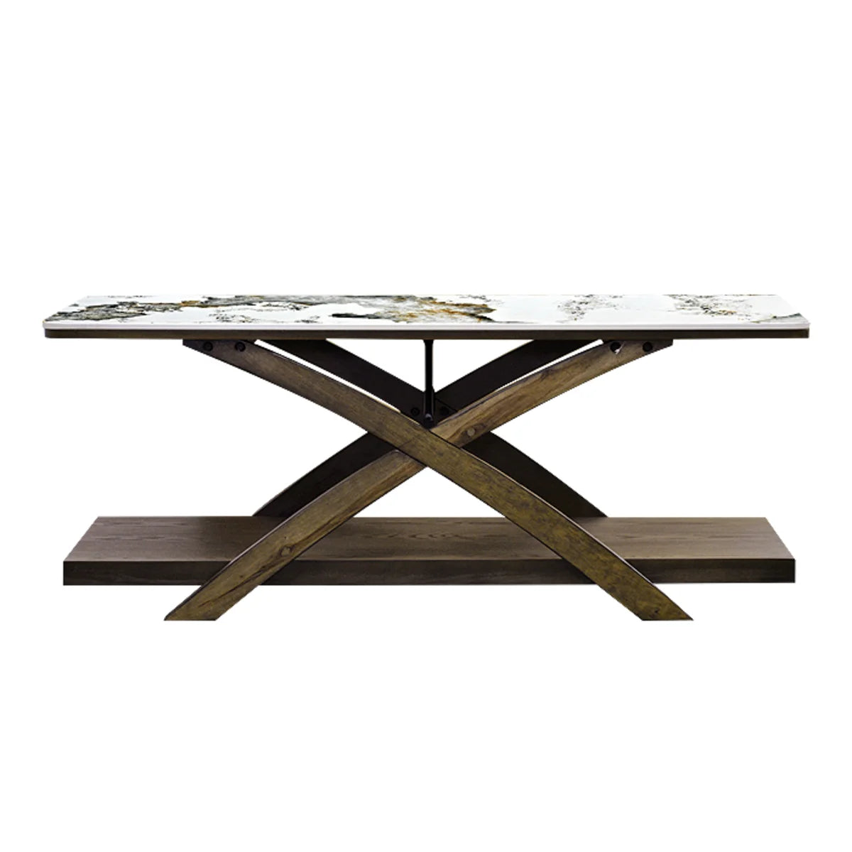 Mesa de Centro Línea STONE con Cubierta Estilo Mármol