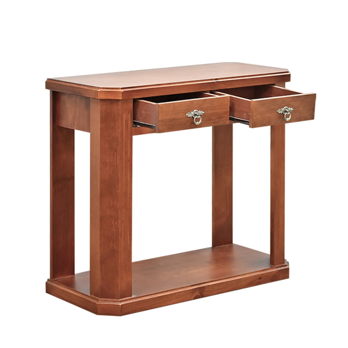 Arrimo XL Maxi de Madera Sólida – Doble Cubierta y Cajón Central