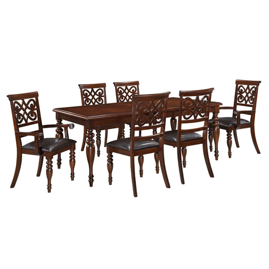 Comedor Clasico Extensible - 4 Sillas + 2 Sitiales